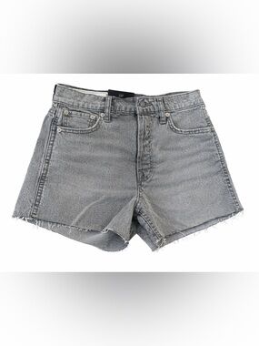 GAP Cheeky High Rise Denim Shorts – Grey Wash | Size 27 (4P)